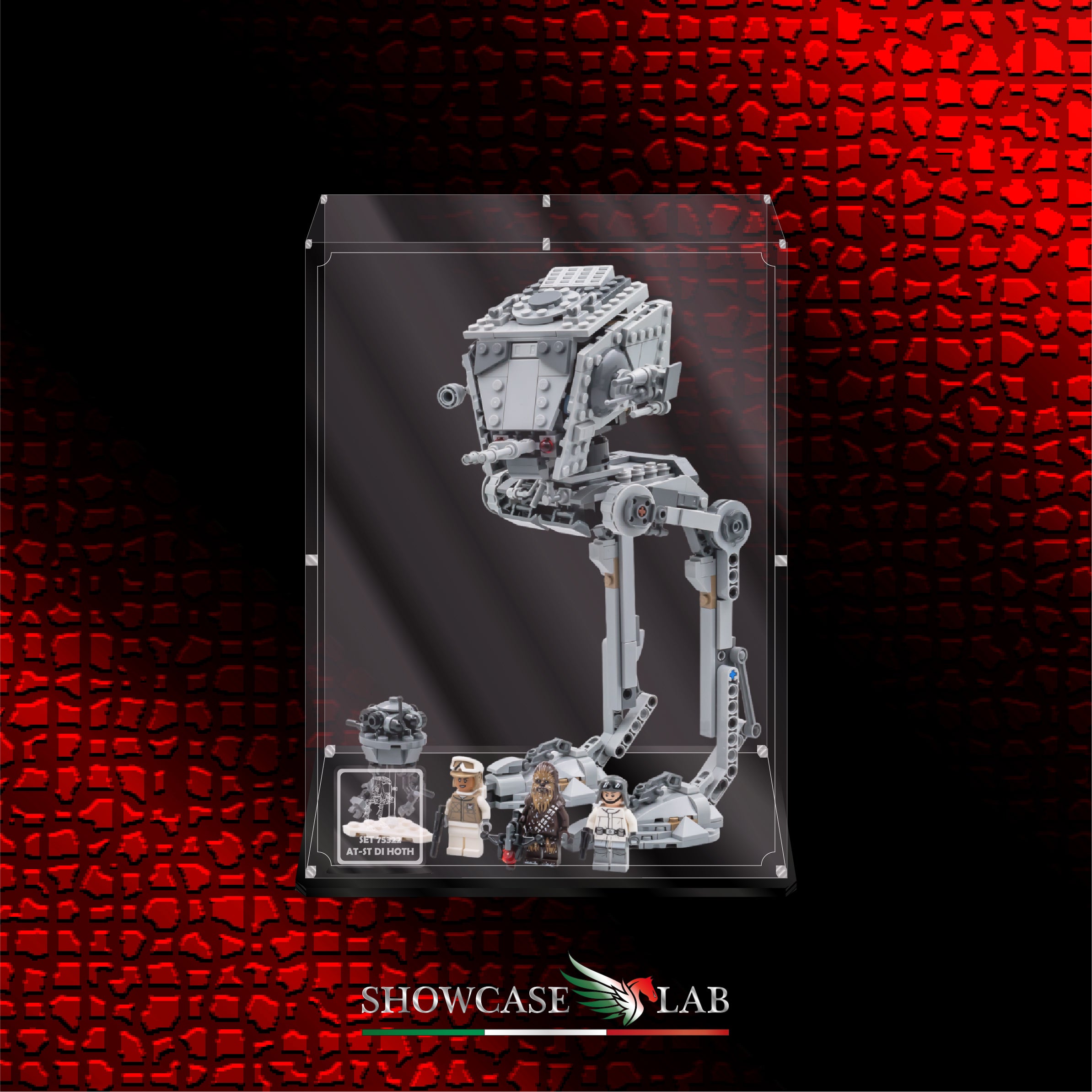 Teca L154 | Per Set Lego® 75322 Star Wars AT-ST di HOTH