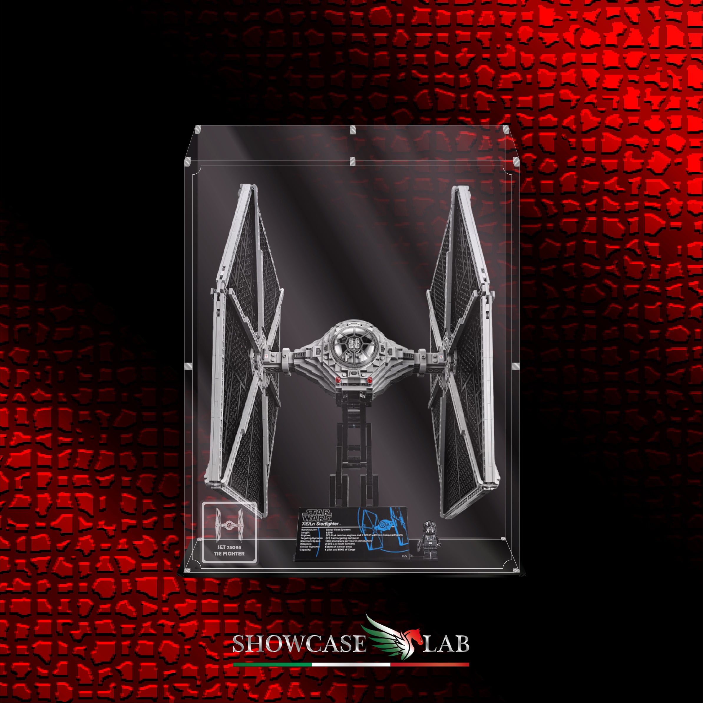 Teca L177 | Per Set Lego® 75095 Star Wars - TIE Fighter