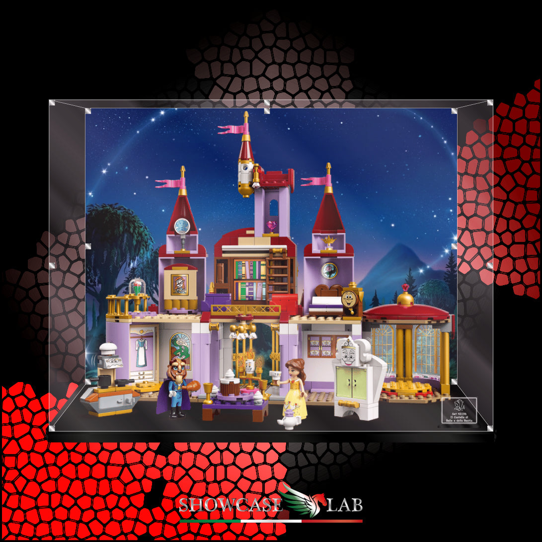 TECA LS74 | PER SET LEGO® 43196 - IL CASTELLO DI BELLE E DELLA BESTIA