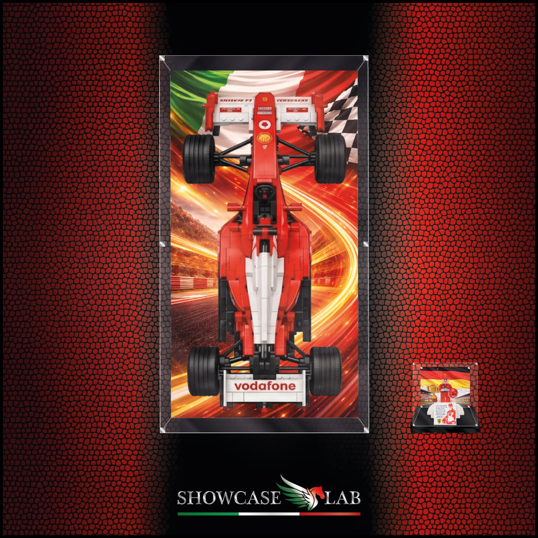 Teca LH348 | " DA APPENDERE " Per Set Lego® 11375 - Ferrari F2004 e Michael Schumacher