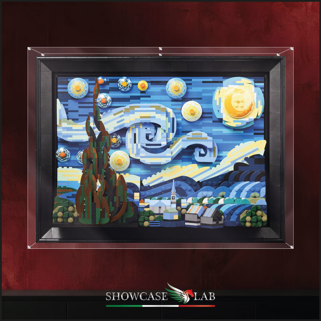 Teca LH76 | " DA APPENDERE " Per Set Lego® 21333 - Vincent Van Gogh - Notte Stellata