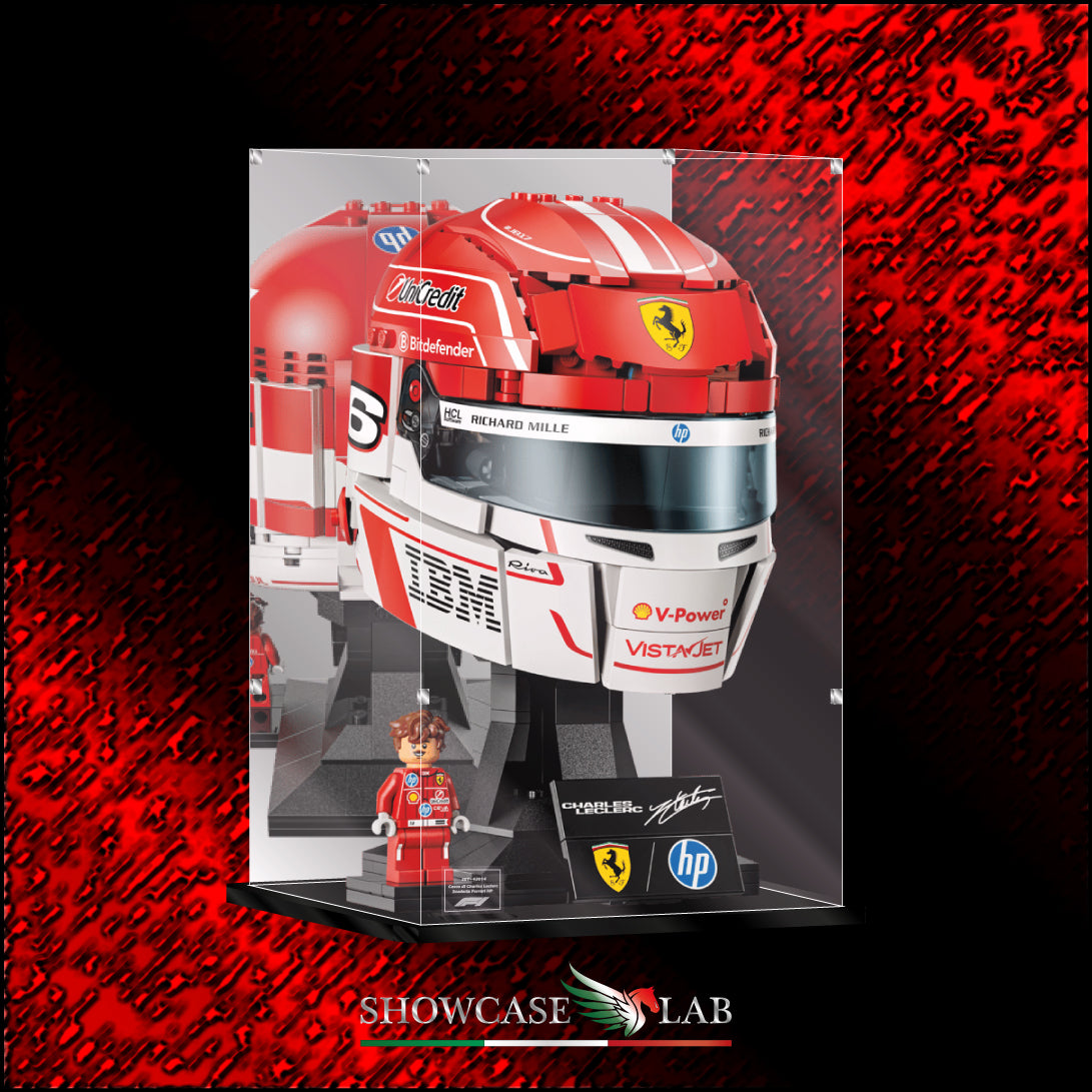 Teca LM372 | Per Set Lego® 43014 - Casco di Charles Leclerc Scuderia Ferrari HP