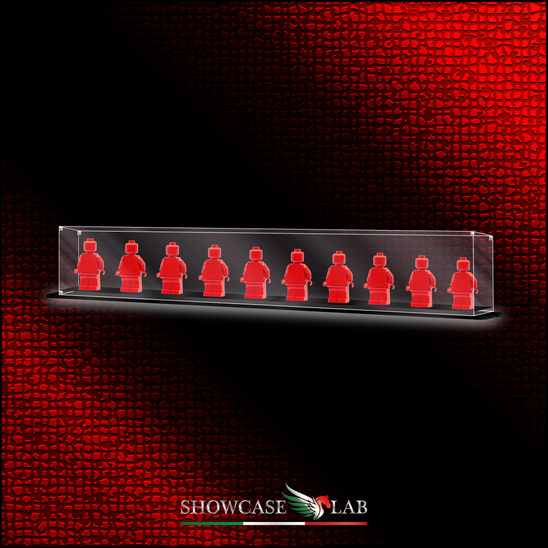 Teca LMF10 | Per Minifigure Lego® - Per esporre N.10 Minifig