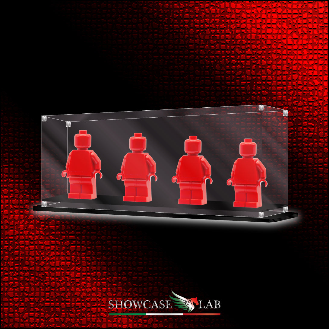 Teca LMF4 | Per Minifigure Lego® - Per esporre N.4 Minifig