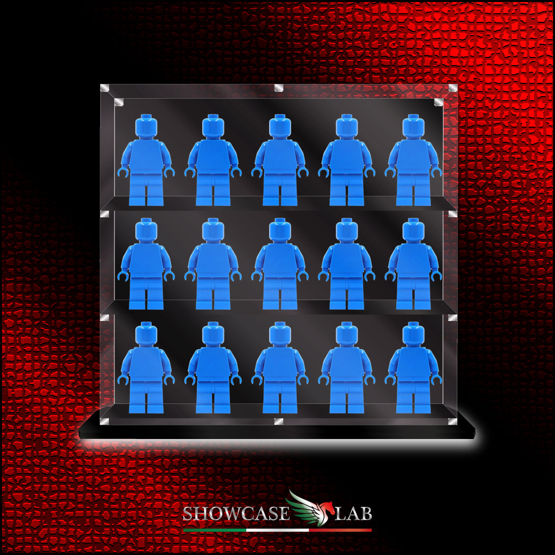 Teca LMF9 | Per Minifigure Lego® - Per esporre N.15 Minifig