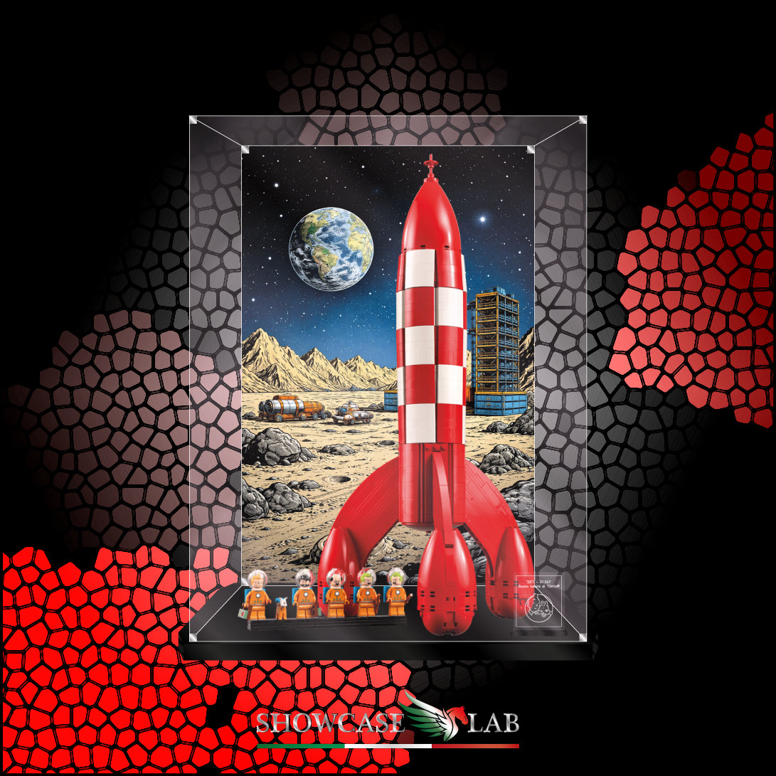 Teca LS368 | Per Set Lego® 21367 - Razzo lunare di Tintin®