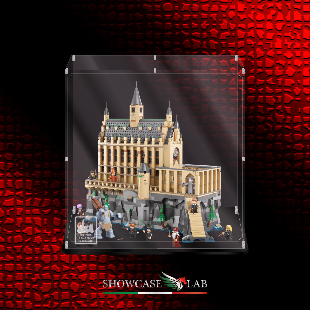 Teca L235 | Per Set Lego® 76435 -  LA SALA GRANDE DI HOGWARTS