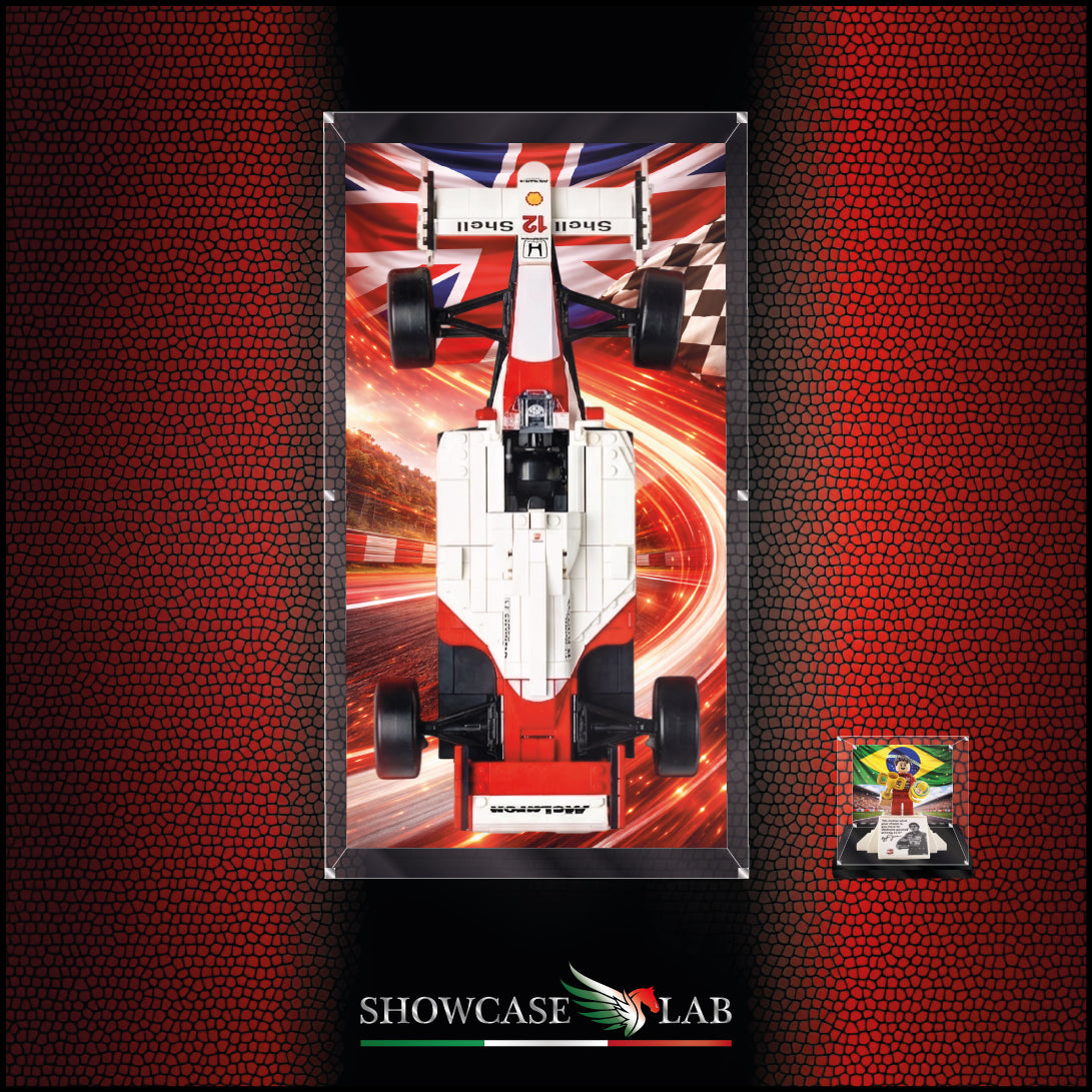 Teca LH216 | " DA APPENDERE " Per Set Lego® 10330 - F1 McLaren MP4/4 e Ayrton Senna