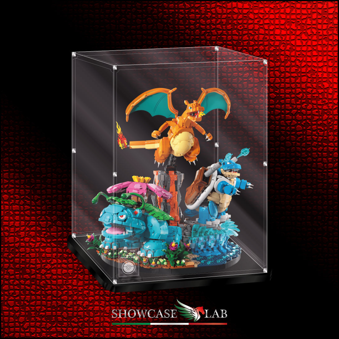 Teca L347 | Per Set Lego® 72153 - Venusaur, Charizard e Blastoise