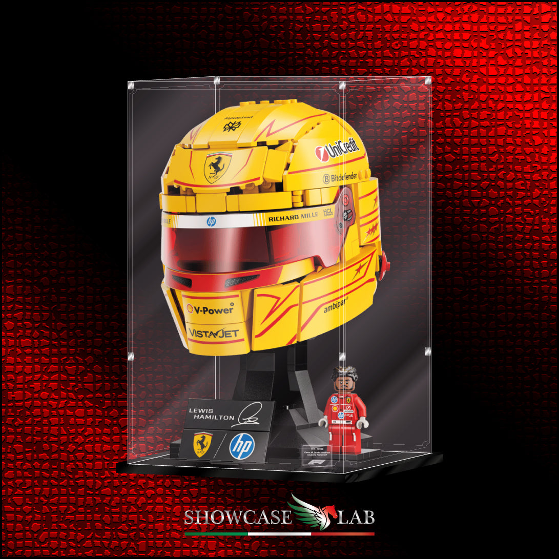Teca L373 | Per Set Lego® 43022 -  Casco di Lewis Hamilton Scuderia Ferrari HP