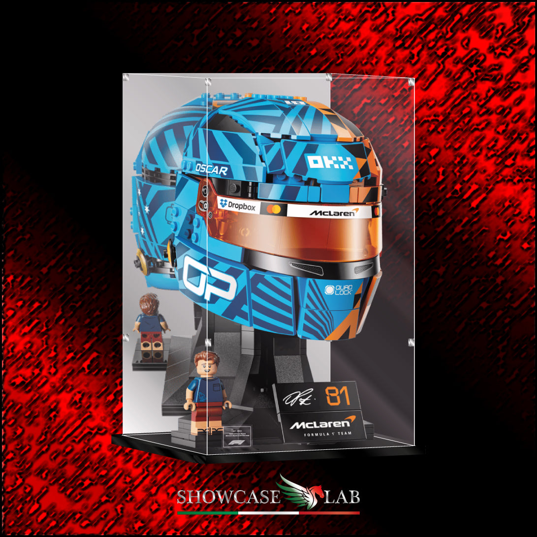 Teca LM412 | Per Set Lego® 43017 -  Casco di Oscar Piastri McLaren Mastercard F1® Team
