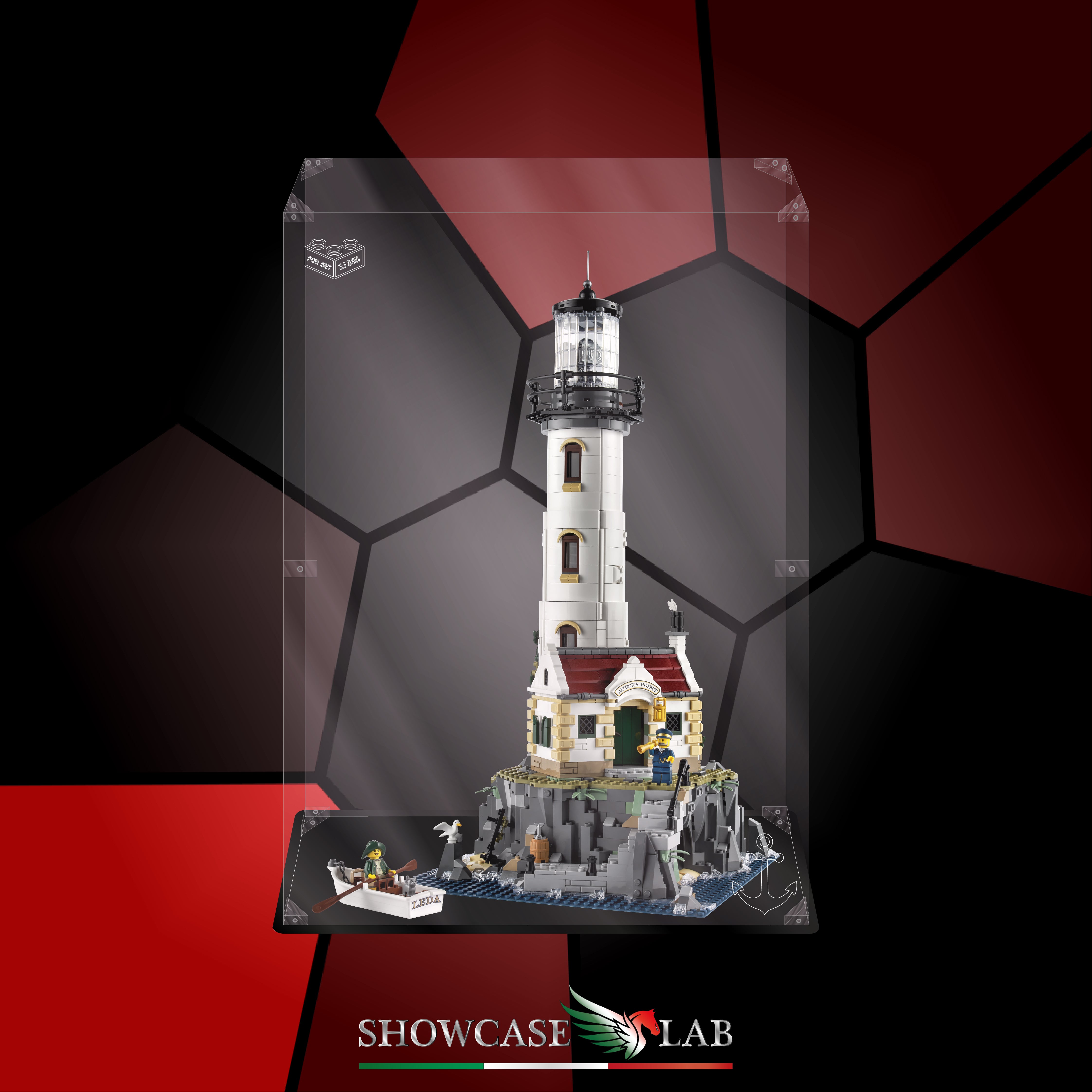 Teca LP132 | Per Set Lego® 21335 | Faro Motorizzato