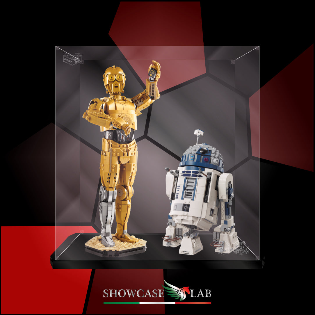 Teca LP370 | Per Set Lego® 75398 & 75379 -  C-3PO™ e R2-D2™