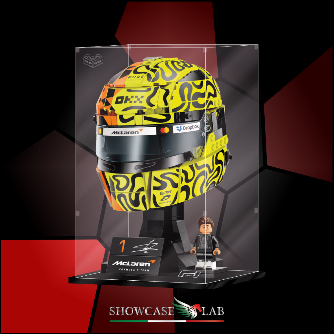 Teca LP411 | Per Set Lego® 43023 -  Casco di Lando Norris McLaren Mastercard F1® Team