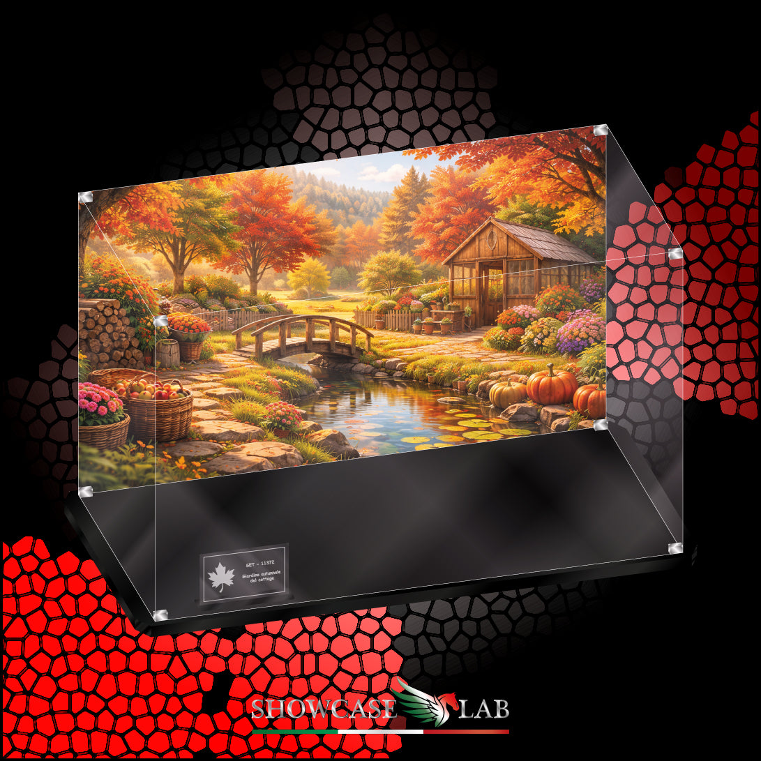 Teca LS350 | Per Set Lego® 11372 - Giardino autunnale del cottage.